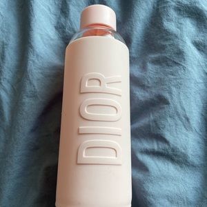 DIOR pink water bottle